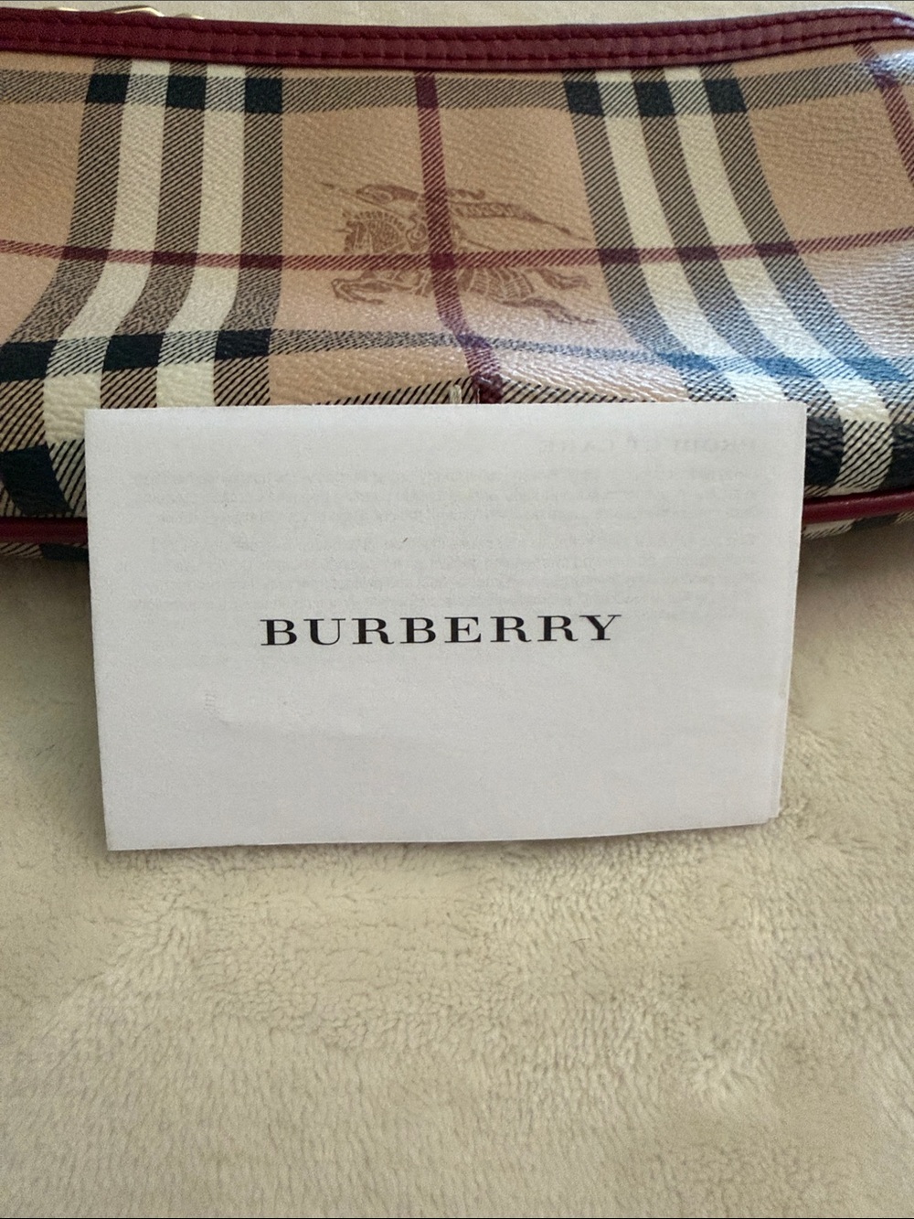 Burberry Haymarket Check Clara Pochette - Picture 2 of 8